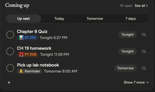 Coming up in PACE for Mac: Chapter 8 Quiz, CH 19 homework and a reminder to pick up the lab notebook.